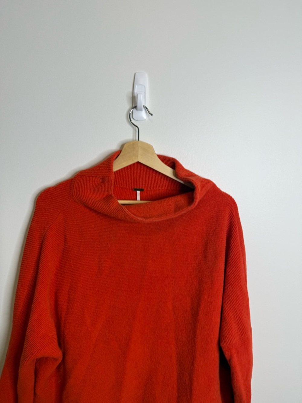 Free People Ottoman Slouchy Tunic orange red size medium - Picture 4 of 7